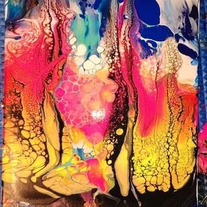 Abstract Multicolor Canvas Art